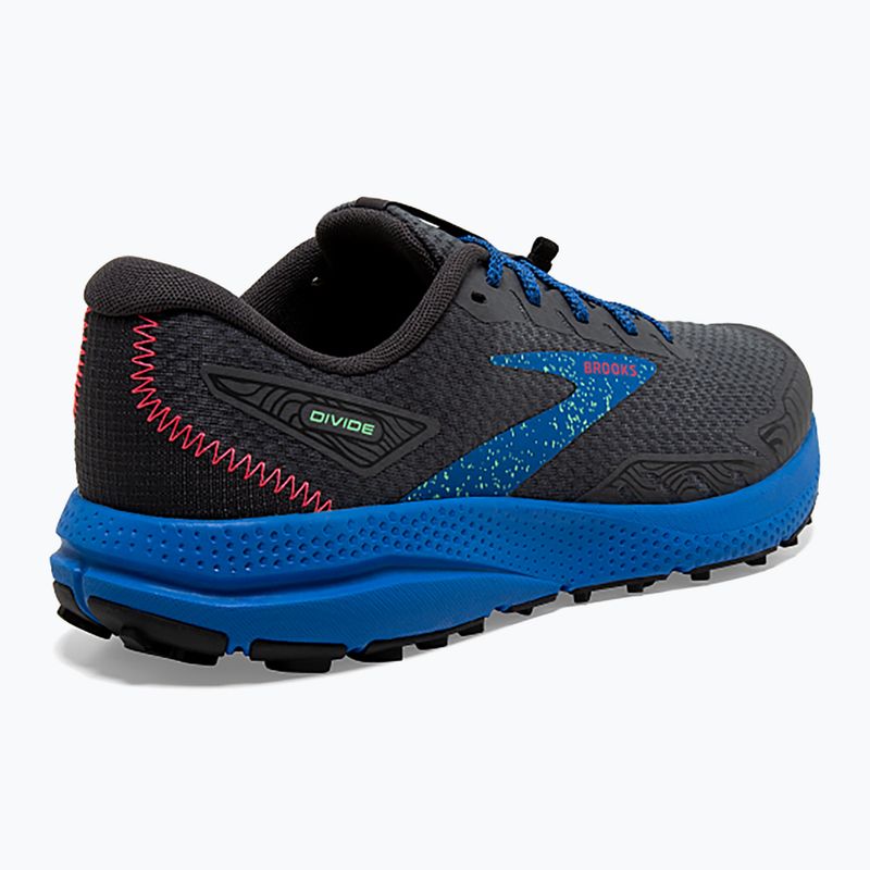 Încălțăminte de alergare pentru bărbați Brooks Divide 4 ebony/black/victoria blue 10