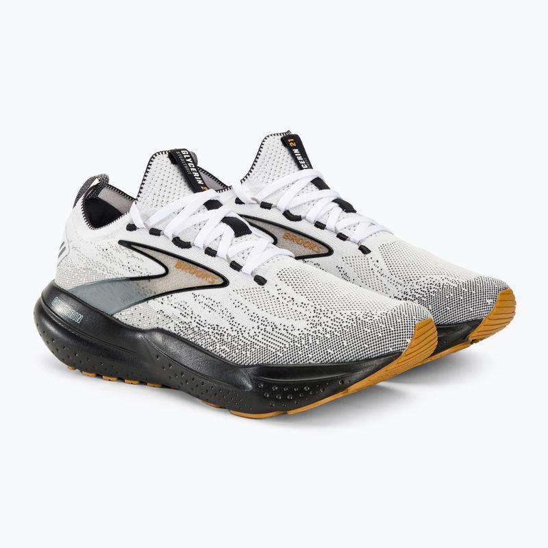 Încălțăminte de alergare pentru bărbați Brooks Glycerin StealthFit 21 white/grey/black 5