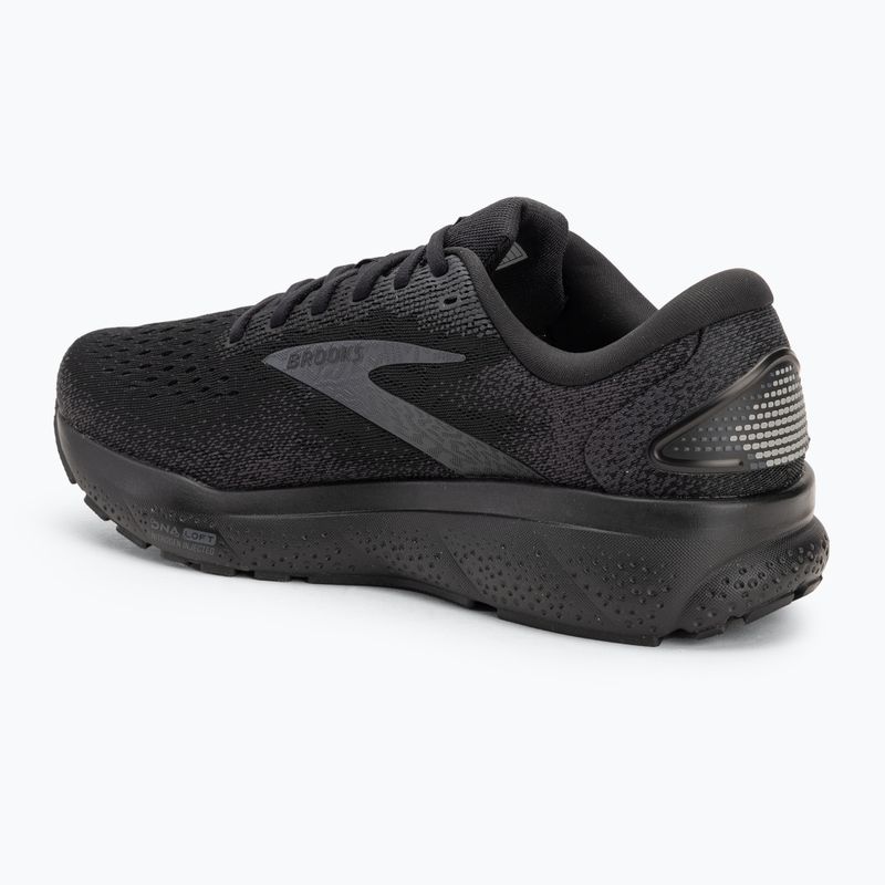 Încălțăminte de alergare pentru bărbați Brooks Ghost 16 wide fit black/black/ebony 3