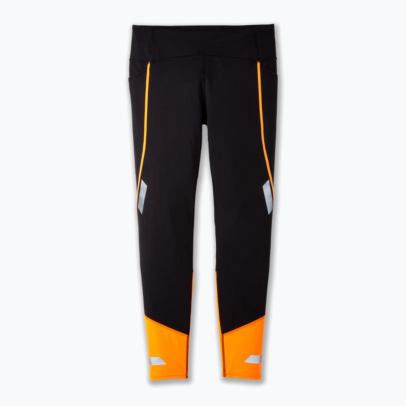 Pantaloni de alergare pentru femei Brooks Run Visible 2.0 black/fluoro flash 7