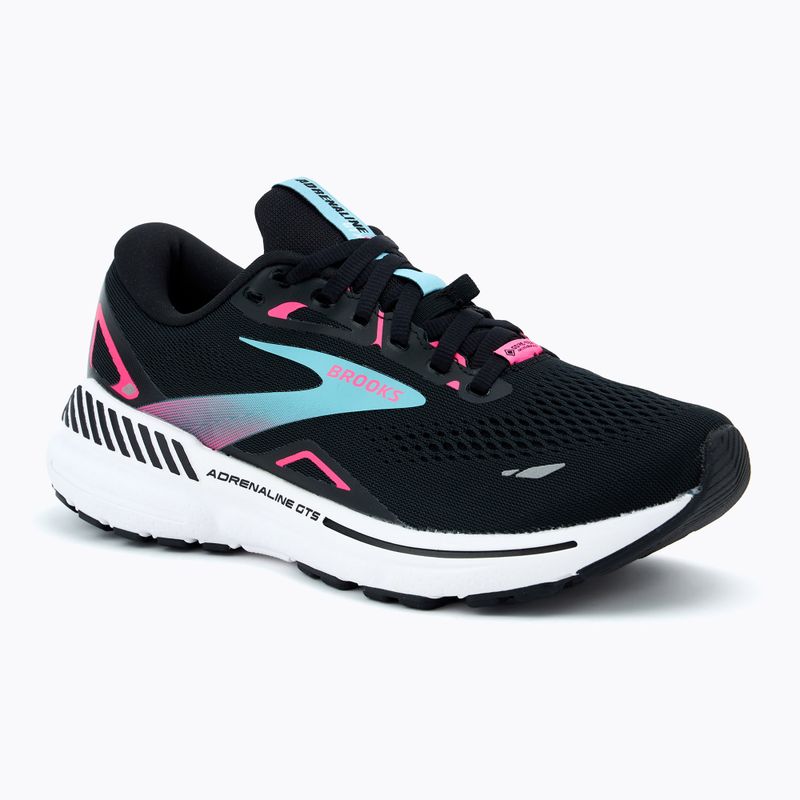 Încălțăminte de alergare pentru femei Brooks Adrenaline GTS 23 GTX black/knockout pink/aqua