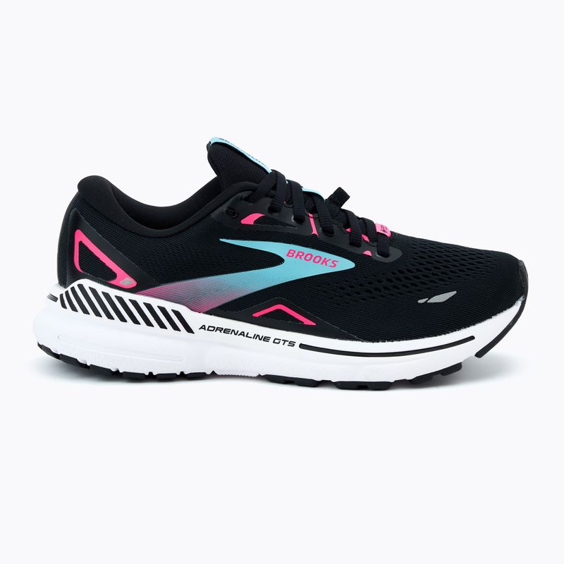 Încălțăminte de alergare pentru femei Brooks Adrenaline GTS 23 GTX black/knockout pink/aqua 2