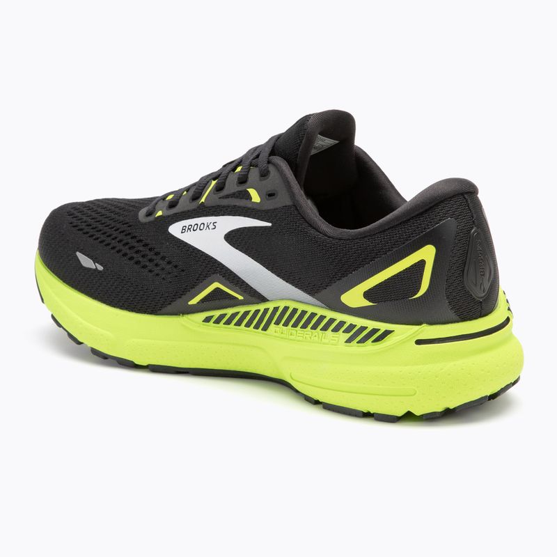 Încălțăminte de alergare pentru bărbați Brooks Adrenaline GTS 23 black/green/white 3