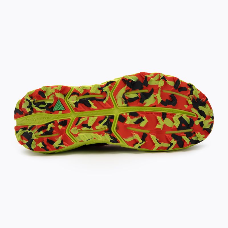 Încălțăminte de alergare pentru bărbați Brooks Cascadia 18 blue cherry tomato/lime/black 4