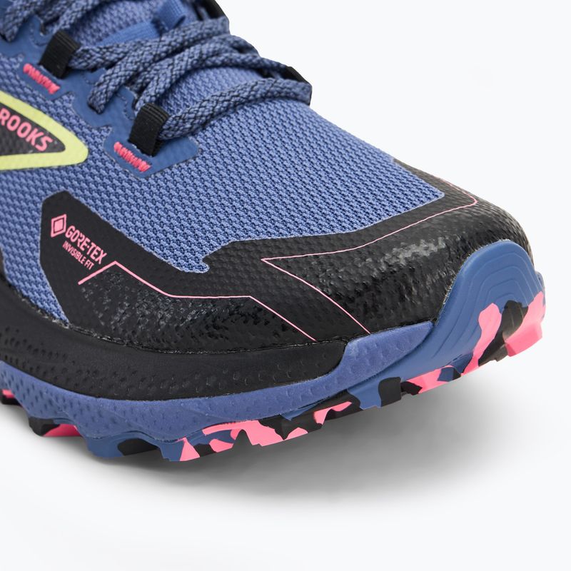 Încălțăminte  de alergare pentru femei Brooks Cascadia 18 GTX grey blue/black/pink 7
