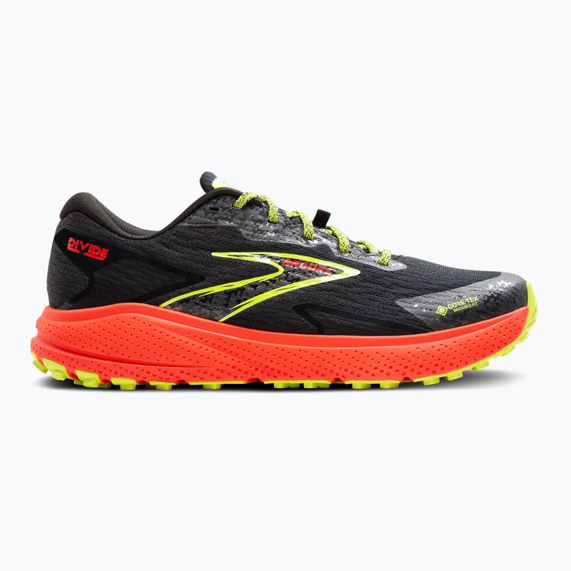 Încălțăminte de alergare pentru bărbați Brooks Divide 5 GTX black/cherry/lime 9