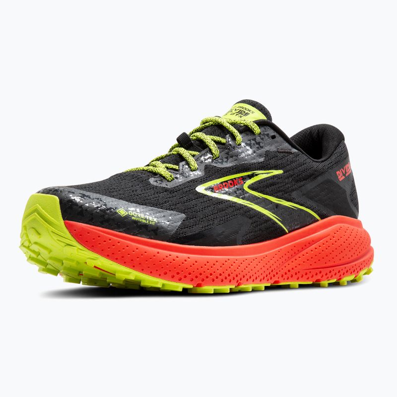 Încălțăminte de alergare pentru bărbați Brooks Divide 5 GTX black/cherry/lime 12