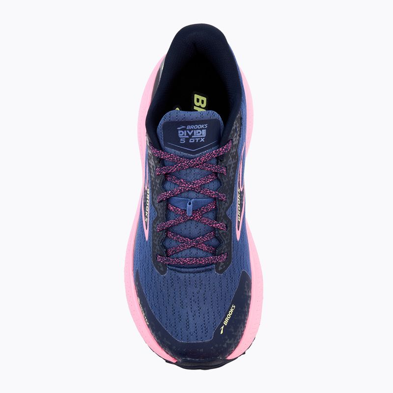 Încălțăminte de alergare pentru femei Brooks Divide 5 GTX grey blue/pink/lime 5