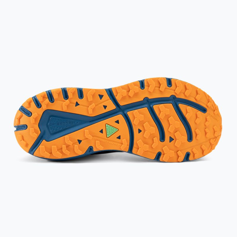 Încălțăminte de alergare pentru bărbați Brooks Divide 5 ebony/blue sapphire/orange 4