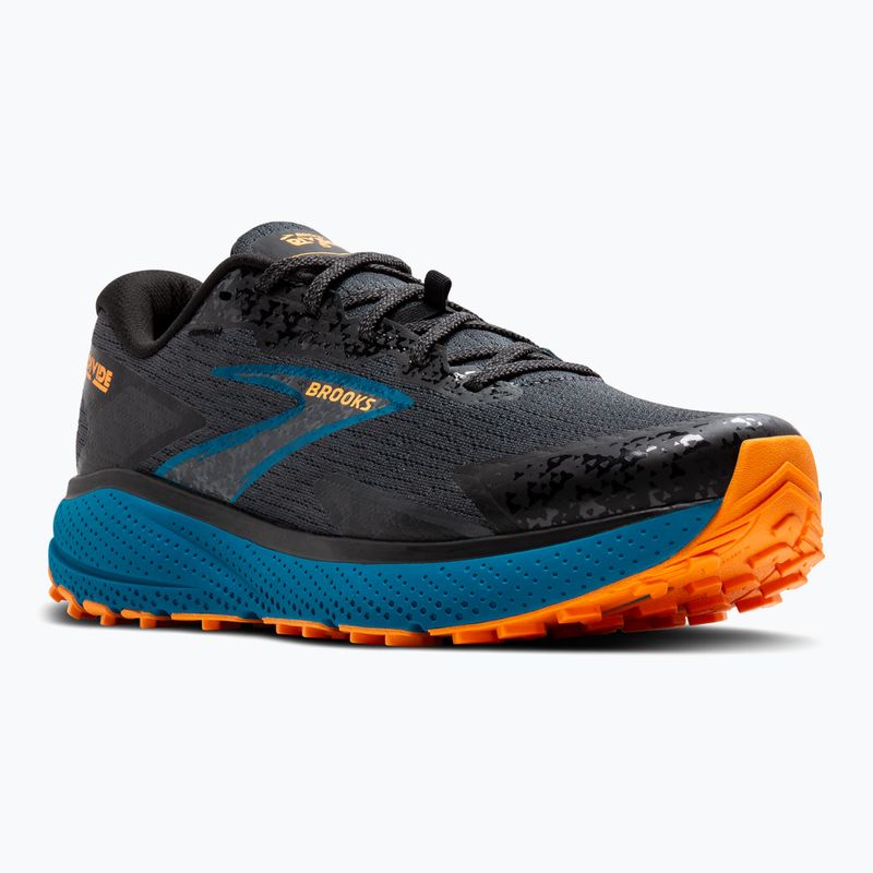 Încălțăminte de alergare pentru bărbați Brooks Divide 5 ebony/blue sapphire/orange 8