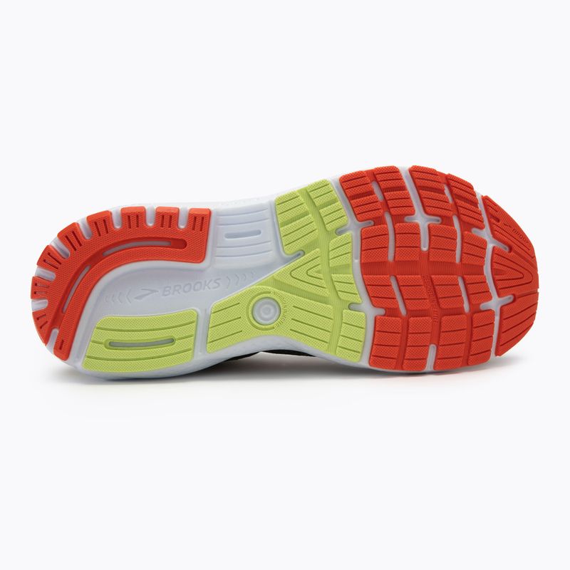 Încălțăminte de alergare pentru bărbați Brooks Ghost 16 black/mandarin red/green 4
