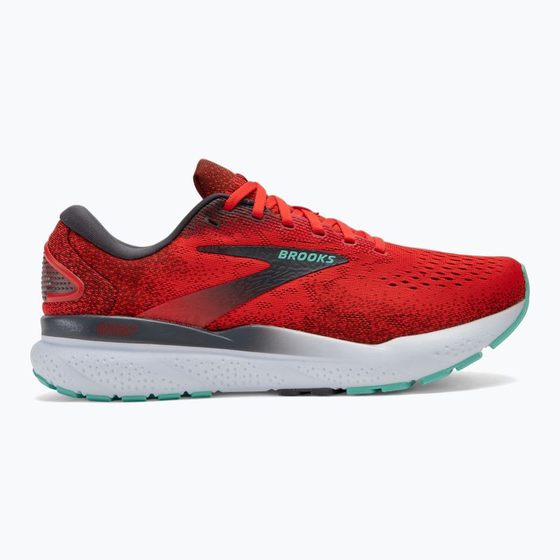 Încălțăminte de alergare pentru bărbați Brooks Ghost 16 fiery red/ebony/cockatoo 2