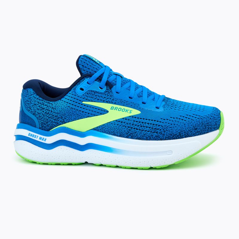 Încălțăminte de alergare pentru bărbați Brooks Ghost Max 2 dutch blue/green gecko/peacoat 2