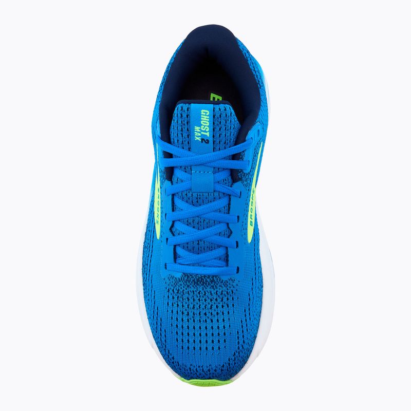 Încălțăminte de alergare pentru bărbați Brooks Ghost Max 2 dutch blue/green gecko/peacoat 5