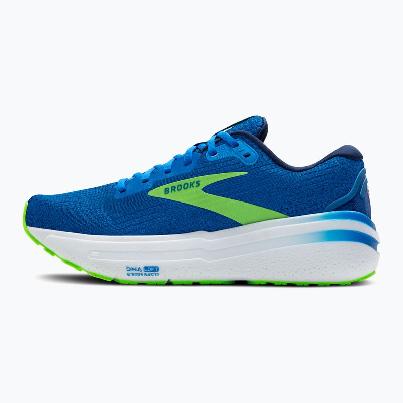 Încălțăminte de alergare pentru bărbați Brooks Ghost Max 2 dutch blue/green gecko/peacoat 10