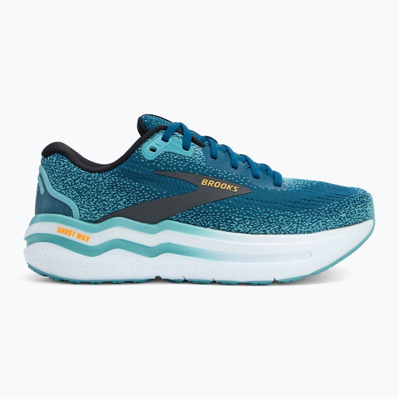 Încălțăminte de alergare pentru bărbați Brooks Ghost Max 2 moroccan blue/aqua/orange pop 2