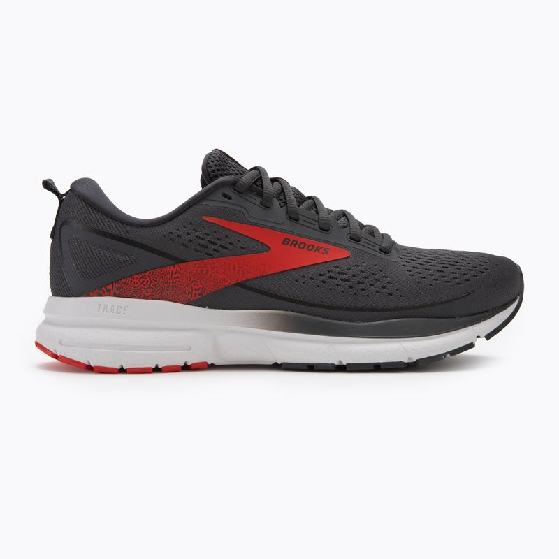 Încălțăminte de alergare pentru bărbați Brooks Trace 3 ebony/fiery red/white 2