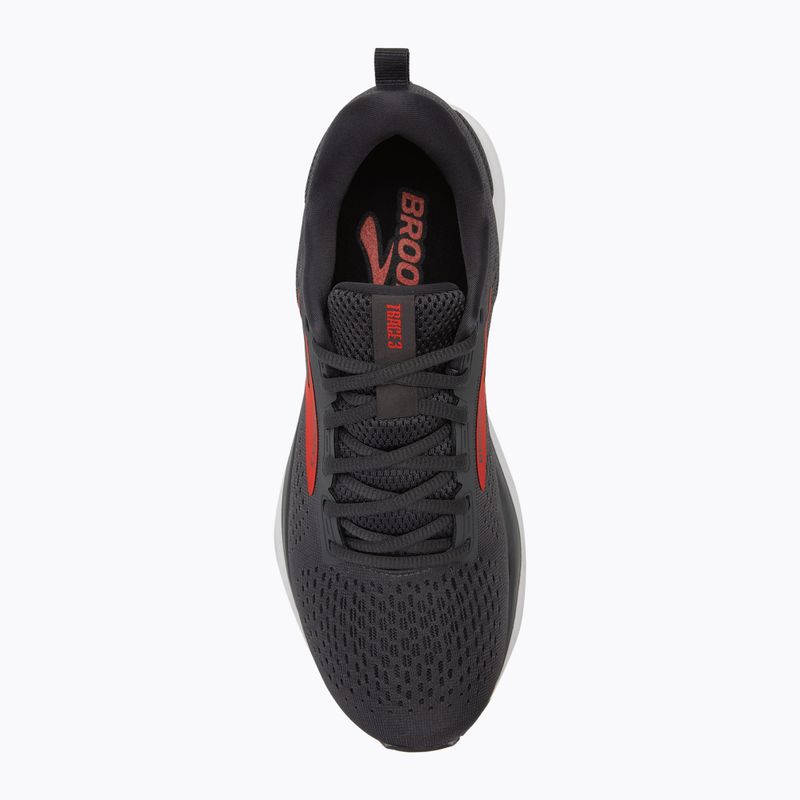 Încălțăminte de alergare pentru bărbați Brooks Trace 3 ebony/fiery red/white 5
