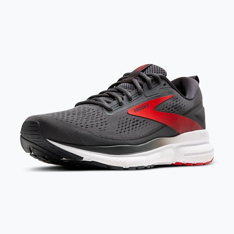 Încălțăminte de alergare pentru bărbați Brooks Trace 3 ebony/fiery red/white 11