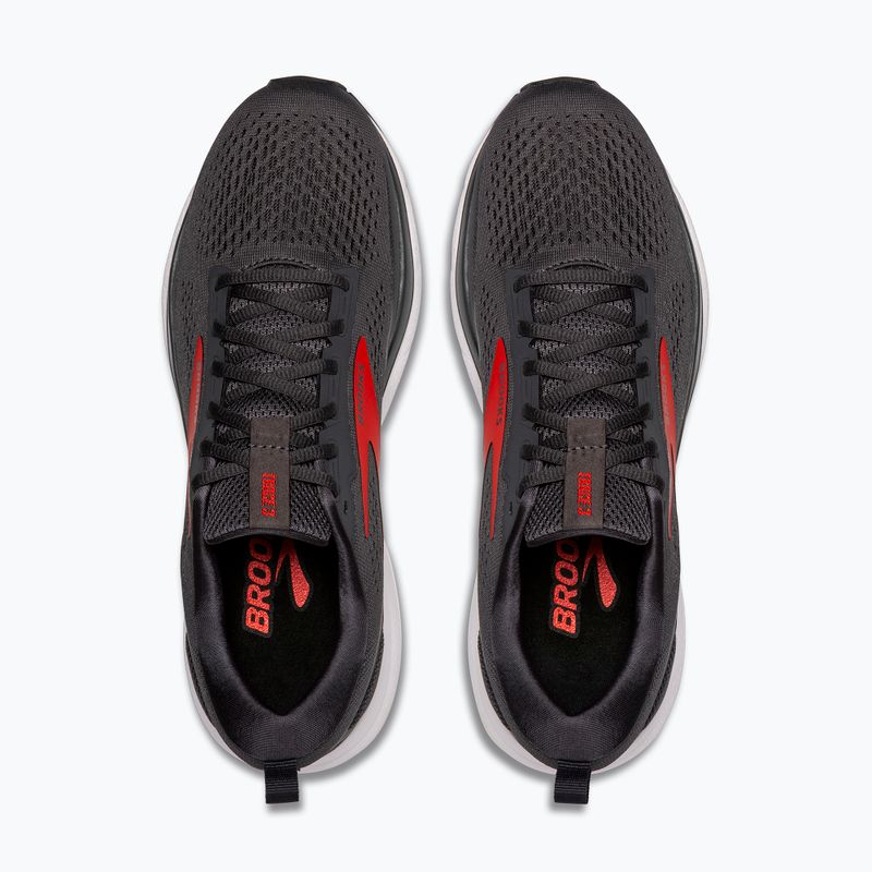 Încălțăminte de alergare pentru bărbați Brooks Trace 3 ebony/fiery red/white 12