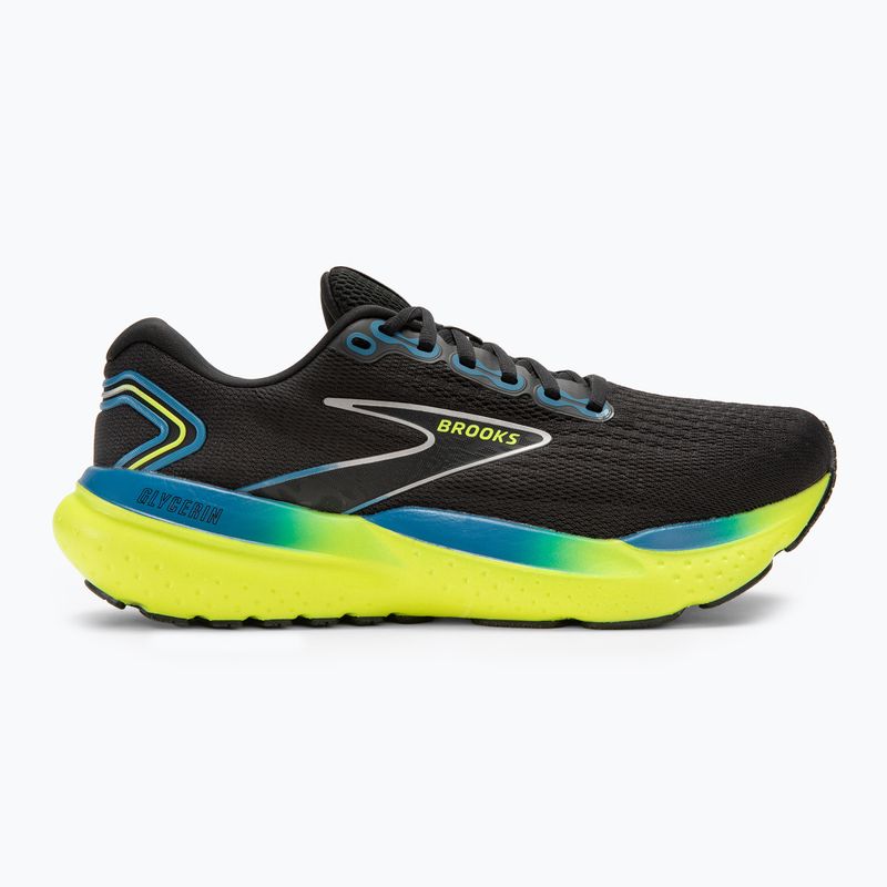 Încălțăminte de alergare pentru bărbați Brooks Glycerin 21 black/blue/nightlife 2