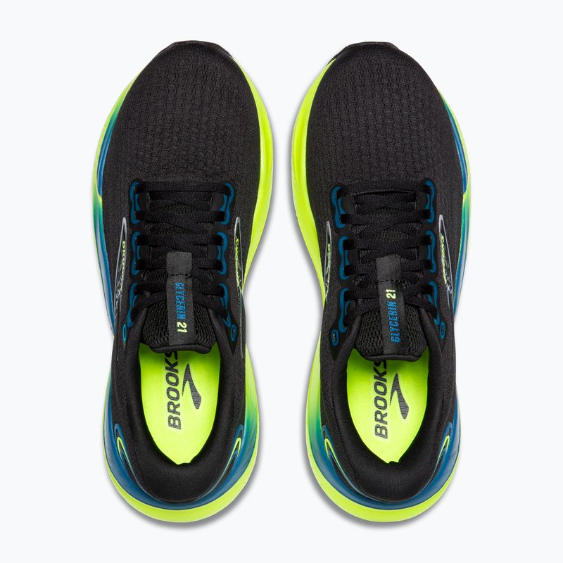 Încălțăminte de alergare pentru bărbați Brooks Glycerin 21 black/blue/nightlife 12