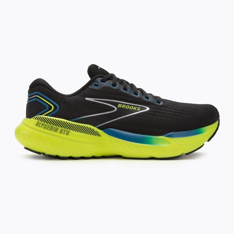 Încălțăminte de alergare pentru bărbați Brooks Glycerin GTS 21 black/blue/nightlife 2