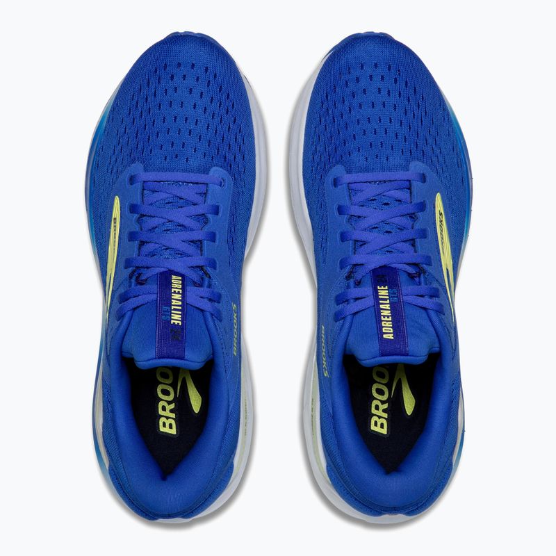 Încălțăminte  de alergare pentru bărbați Brooks Adrenaline GTS 24 wide fit cobalt/neo yellow/peacoat 12