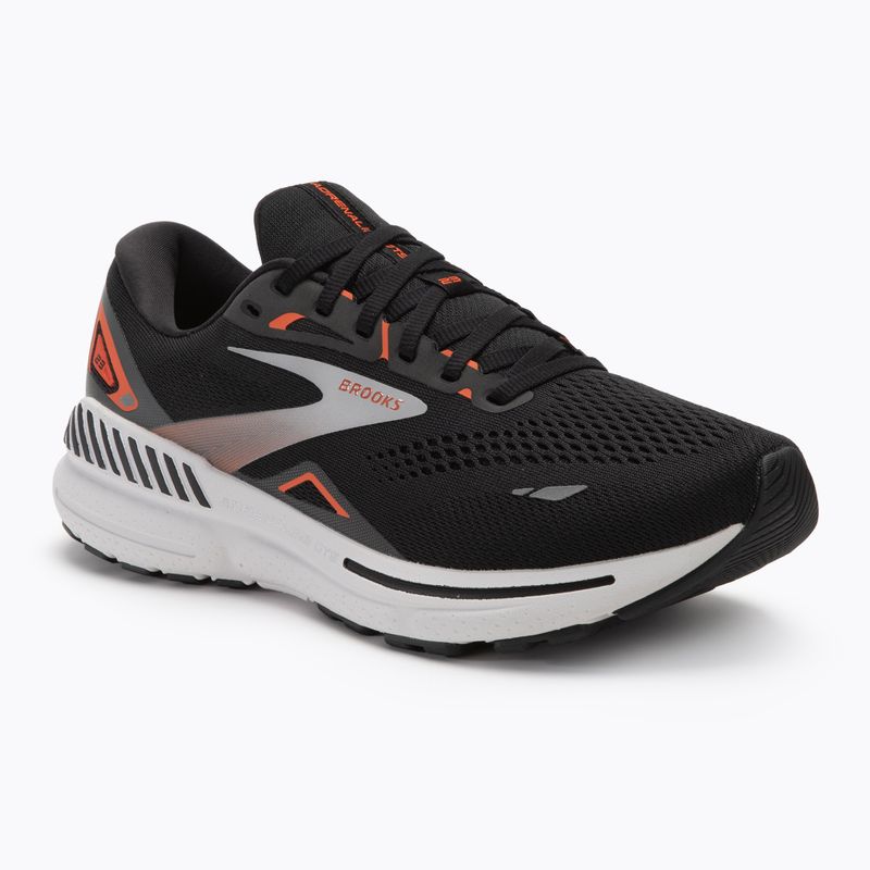 Încălțăminte de alergare pentru bărbați Brooks Adrenaline GTS 23 black/mandarin red/silver