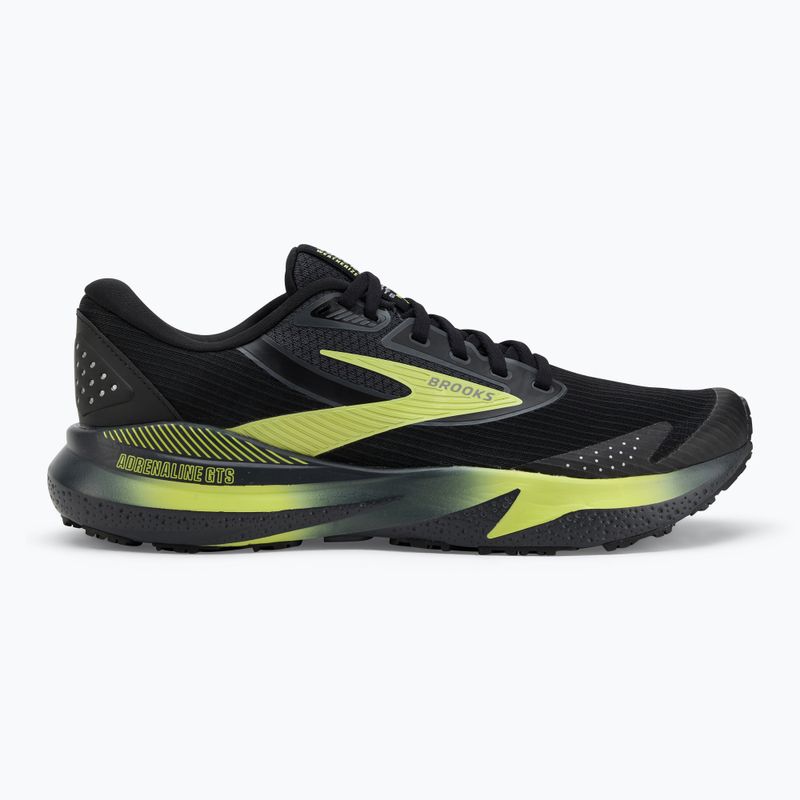 Încălțăminte  de alergare pentru bărbați Brooks Adrenaline GTS 24 Weatherized black/ebony/new yellow 2