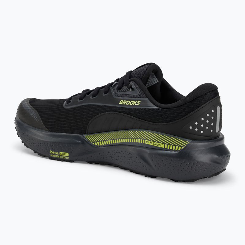 Încălțăminte  de alergare pentru bărbați Brooks Adrenaline GTS 24 Weatherized black/ebony/new yellow 3