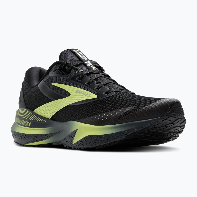 Încălțăminte  de alergare pentru bărbați Brooks Adrenaline GTS 24 Weatherized black/ebony/new yellow 8