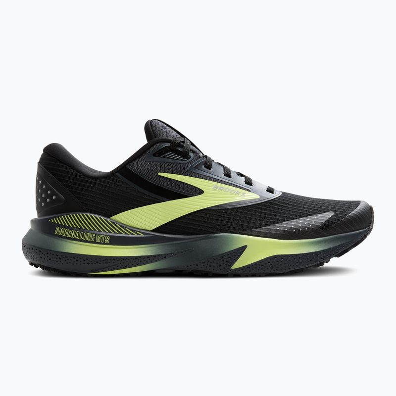 Încălțăminte  de alergare pentru bărbați Brooks Adrenaline GTS 24 Weatherized black/ebony/new yellow 9