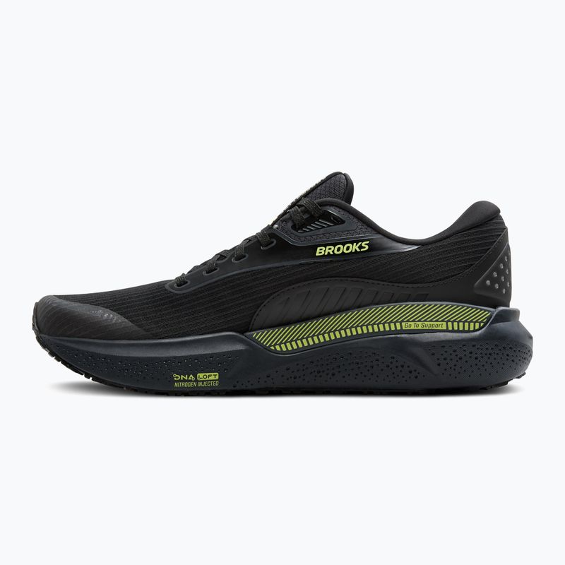 Încălțăminte  de alergare pentru bărbați Brooks Adrenaline GTS 24 Weatherized black/ebony/new yellow 10