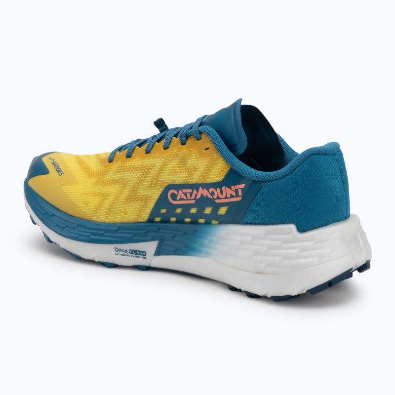 Încălțăminte  de alergare pentru bărbați Brooks Catamount 4 quince/ celestial/neo ember 3