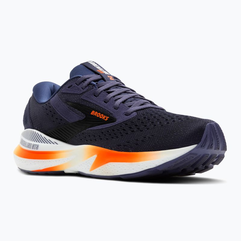 Încălțăminte  de alergare pentru bărbați Brooks Adrenaline GTS 24 peacoat/orange /white 8