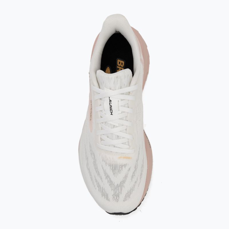 Încălțăminte  de alergare pentru femei Brooks Launch 11 white/gold/pink 5