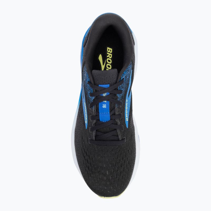 Încălțăminte  de alergare pentru bărbați Brooks Ghost 16 black/cobalt/neo yellow 5