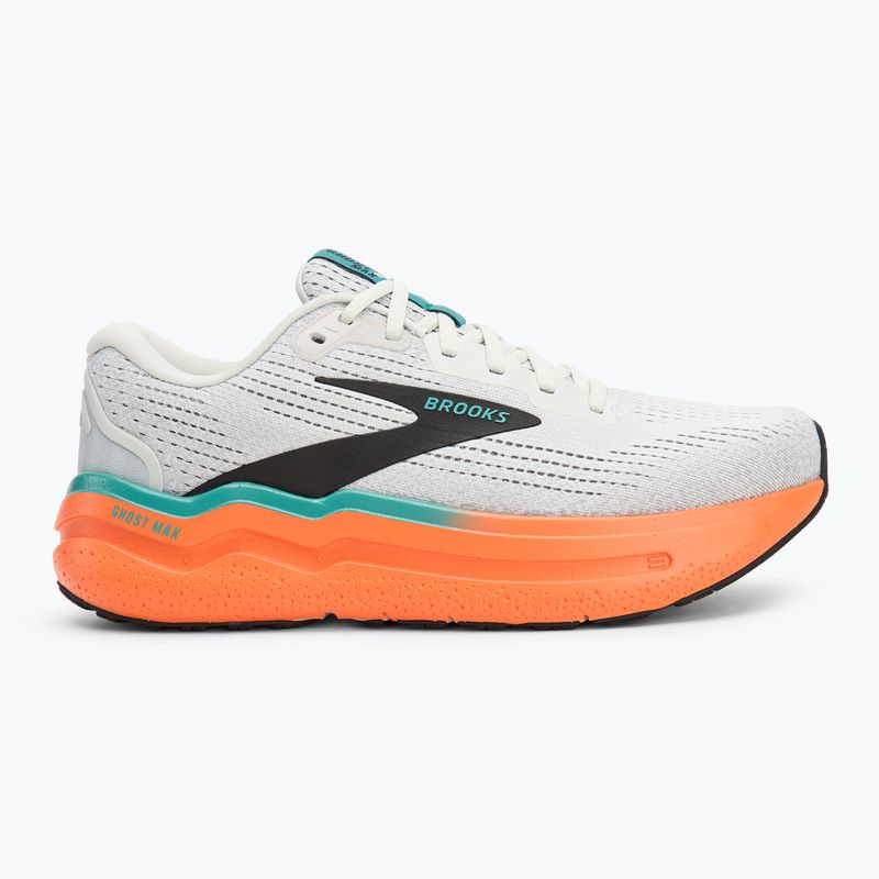 Încălțăminte de alergare pentru bărbați Brooks Ghost Max 2 oyster mushroom/orange /teal 2