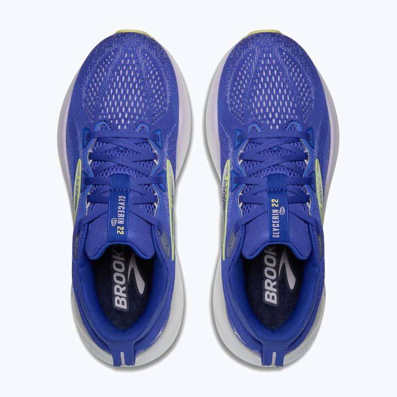 Încălțăminte  de alergare pentru femei Brooks Glycerin 22 amparo blue/hyper iris/yellow 11