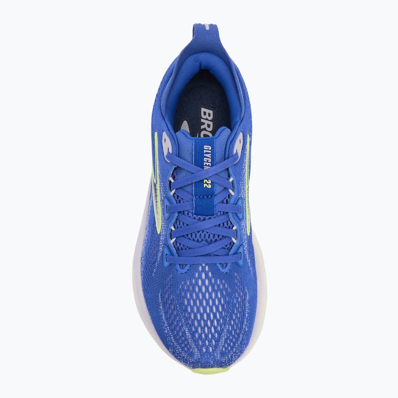 Încălțăminte  de alergare pentru femei Brooks Glycerin 22 amparo blue/hyper iris/yellow 5