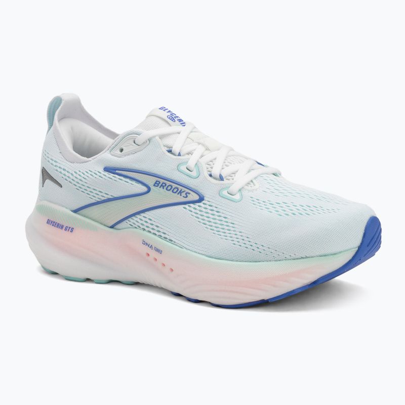 Încălțăminte  de alergare pentru femei Brooks Glycerin GTS 22 white/limpet shell/amparo blue