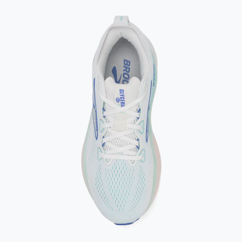 Încălțăminte  de alergare pentru femei Brooks Glycerin GTS 22 white/limpet shell/amparo blue 5