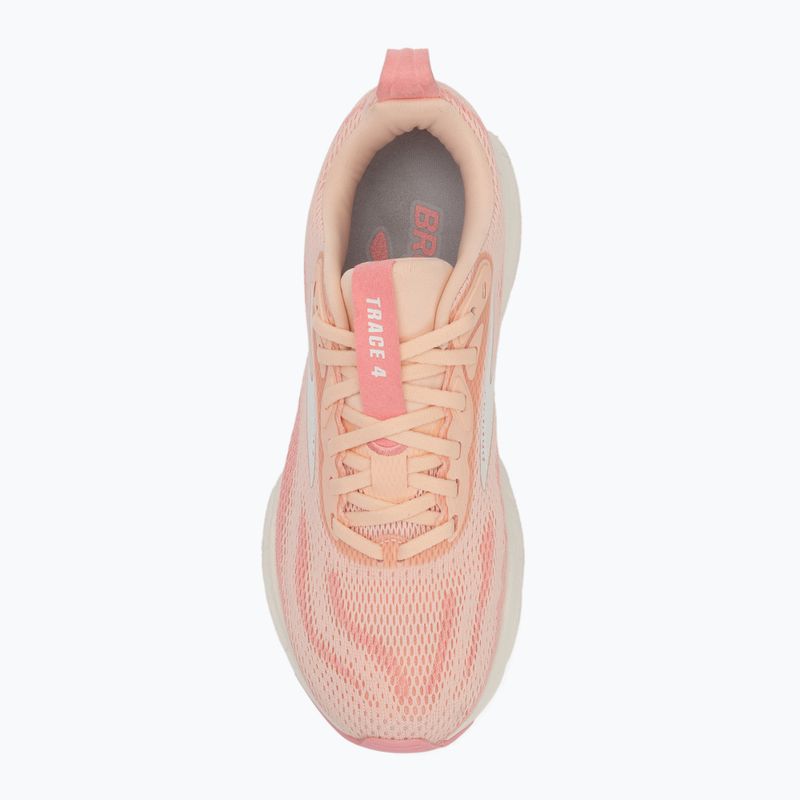 Încălțăminte  de alergare pentru femei Brooks Trace 4 tropical peach/dianthus/ grey 5