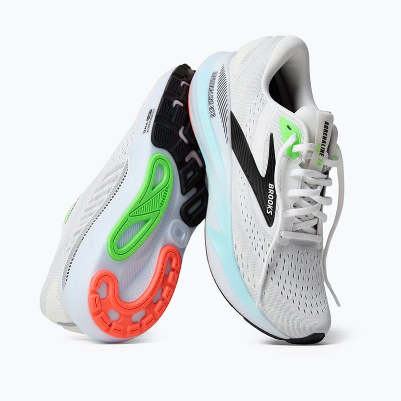 Încălțăminte  de alergare pentru bărbați Brooks Adrenaline GTS 24 white/gecko/atomizer 9