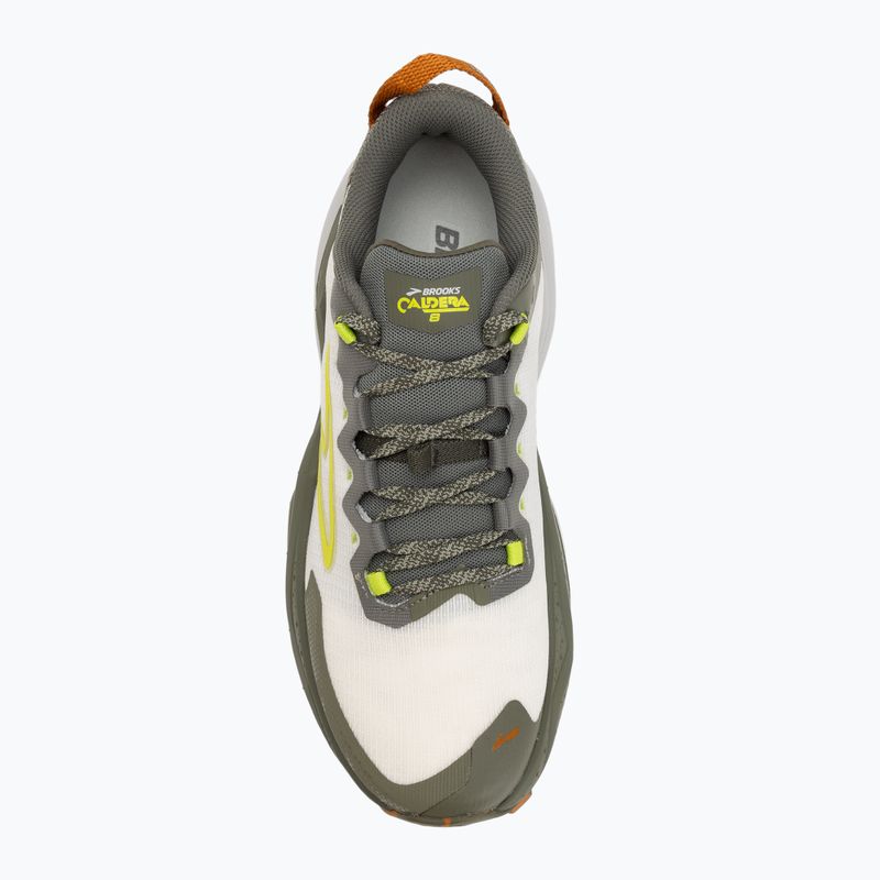 Încălțăminte  de alergare pentru bărbați Brooks Caldera 8 dusty olive/lime/oyster 5