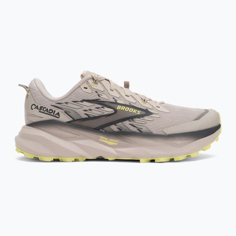 Încălțăminte  de alergare pentru bărbați Brooks Cascadia 19 chateau/ebony/sunny lime 2