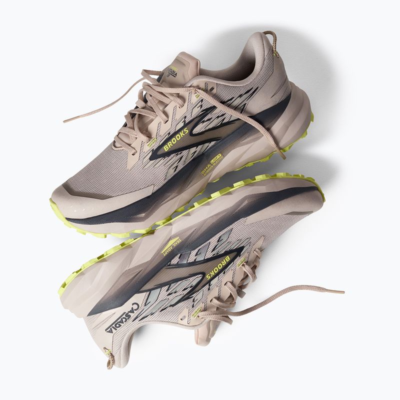 Încălțăminte  de alergare pentru bărbați Brooks Cascadia 19 chateau/ebony/sunny lime 9