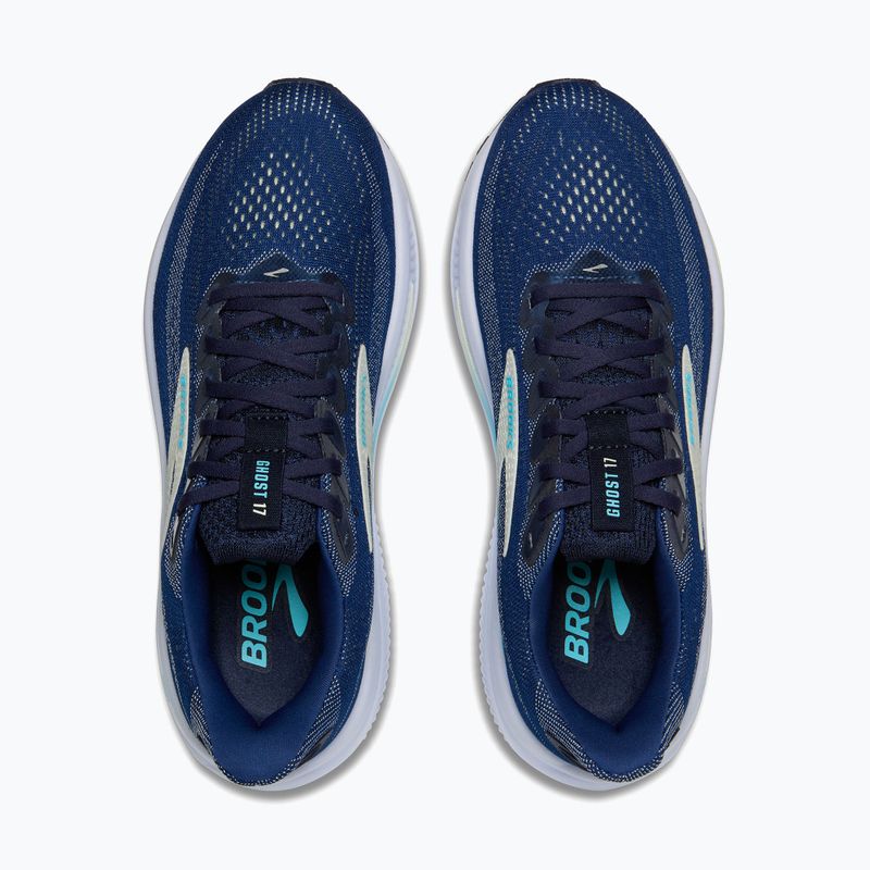 Încălțăminte de alergare pentru femei Brooks Ghost 17 navy/green/turquoise 8
