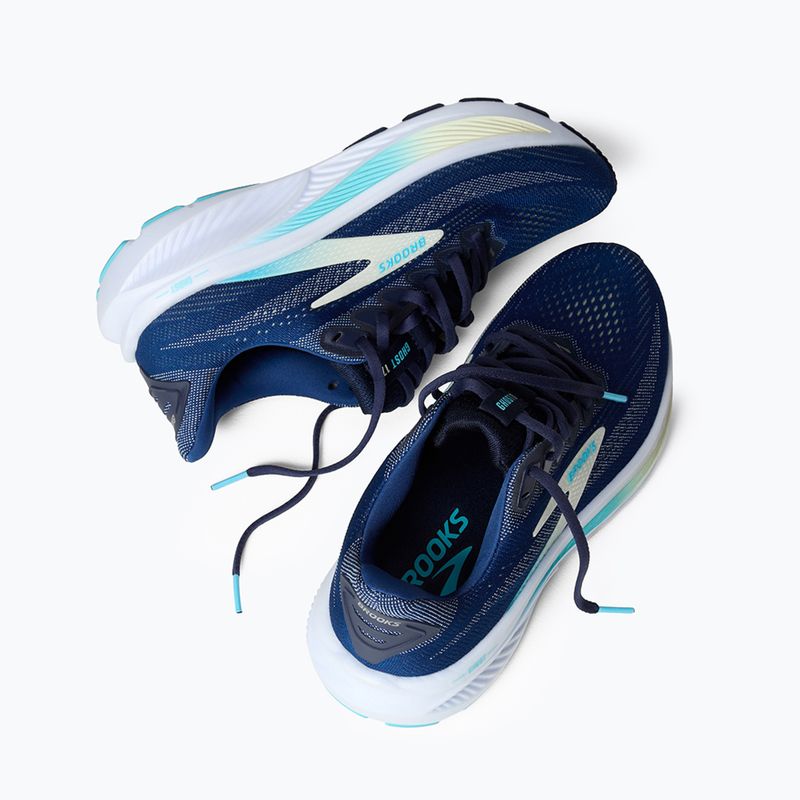 Încălțăminte de alergare pentru femei Brooks Ghost 17 navy/green/turquoise 9